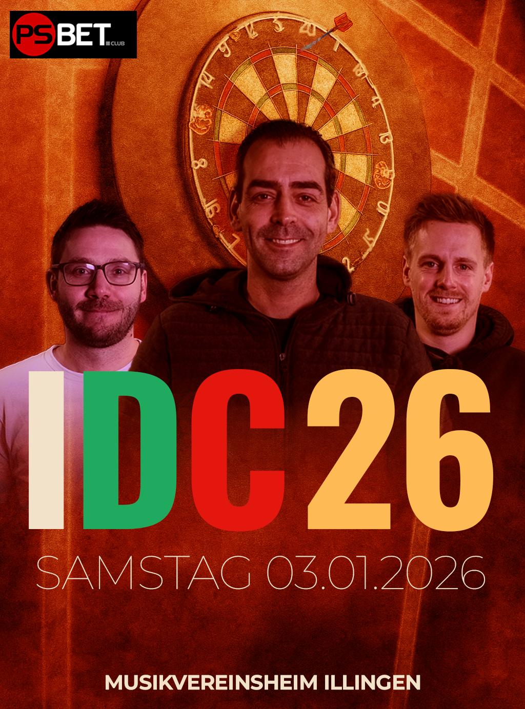 Flyer des Illinger Darts Cup 2026